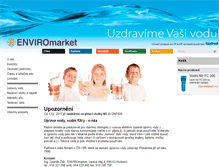 Tablet Screenshot of enviromarket.cz